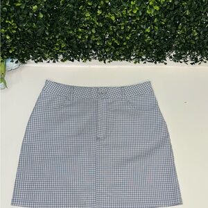 Forever 21 Blue and White Pencil Skirt